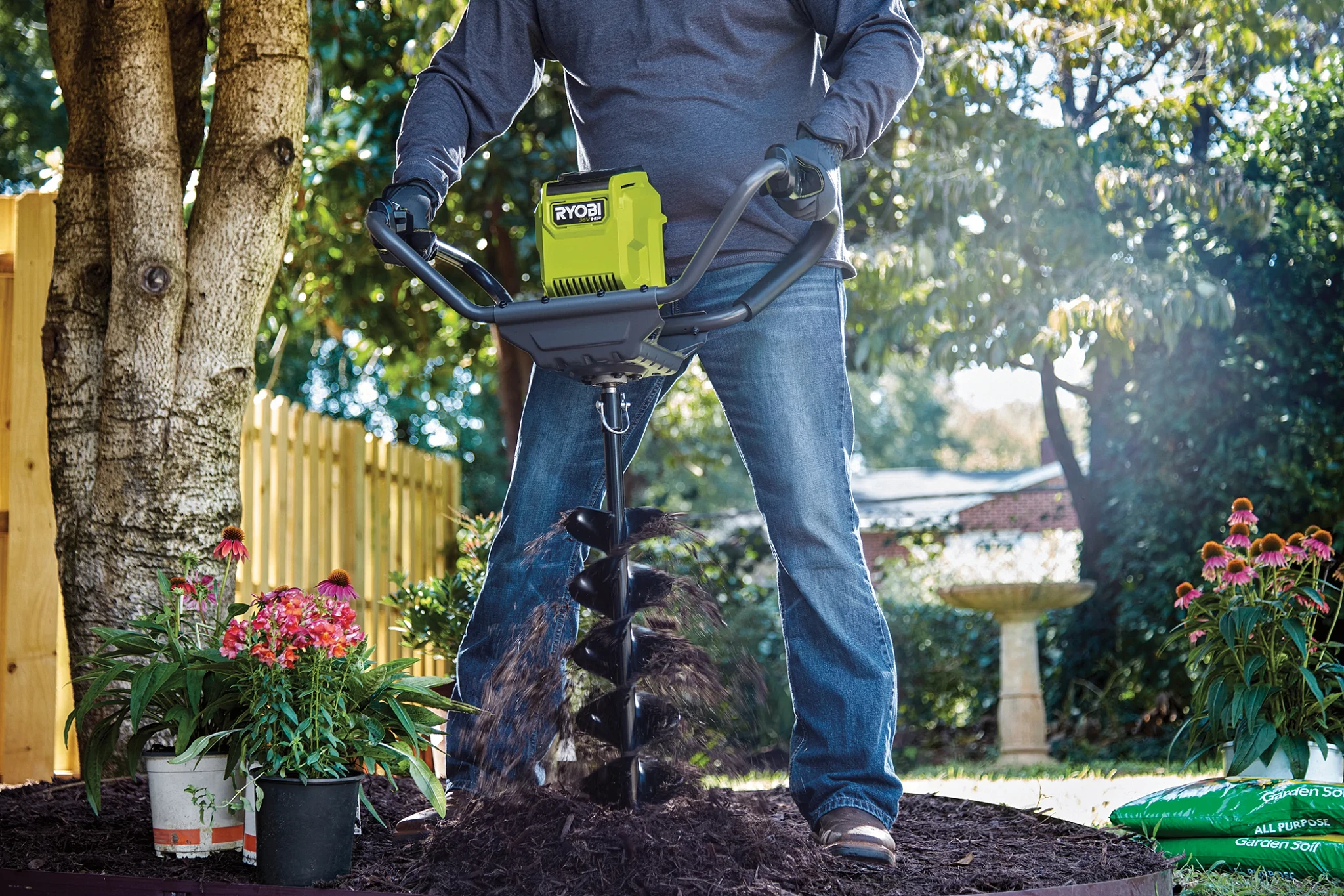 36V HP? Brushless 200mm Post Hole Digger Tool Only 4 36V HP? Brushless 200mm Post Hole Digger Tool Only