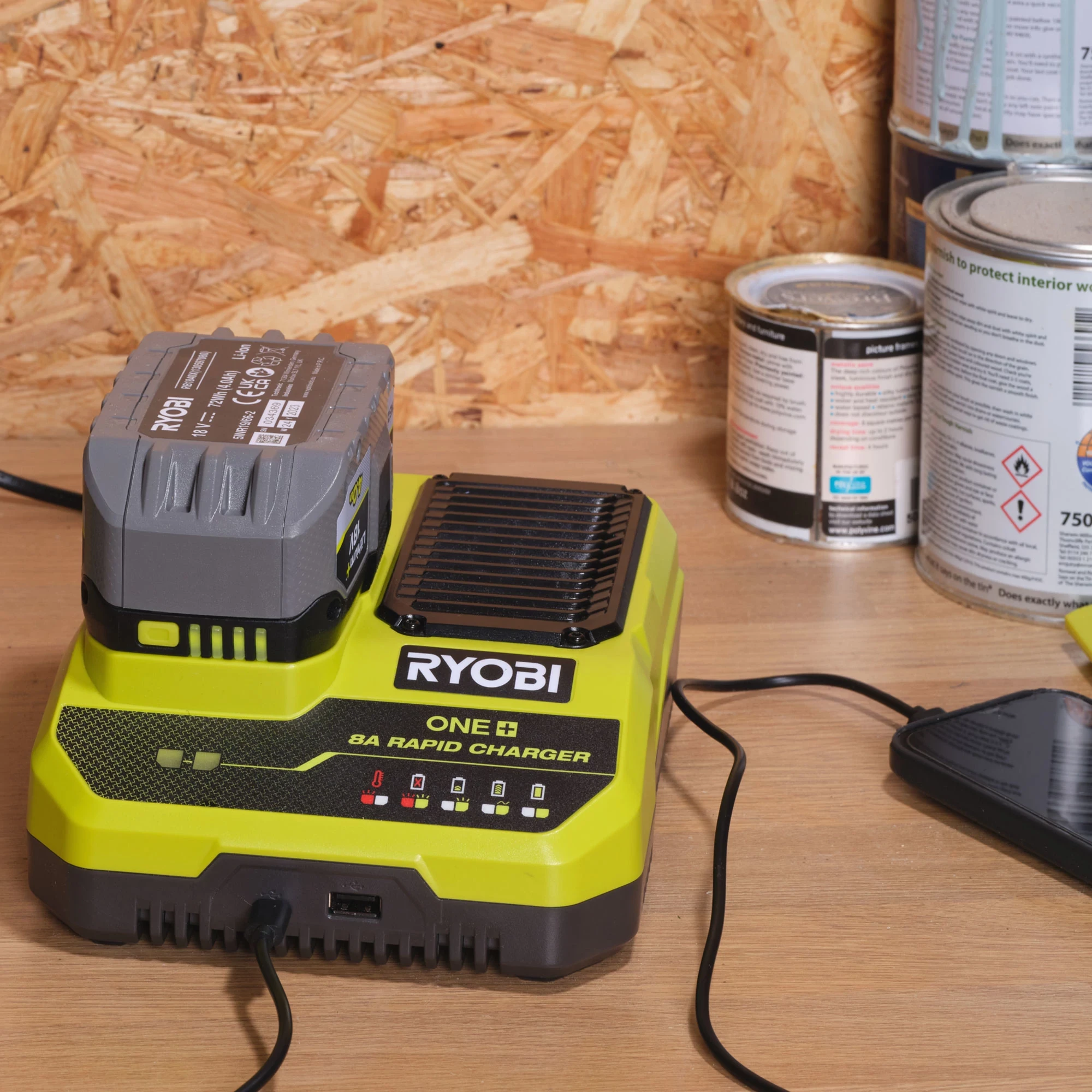 18V ONE+ 8A Rapid Charger 3 18V ONE+ 8A Rapid Charger