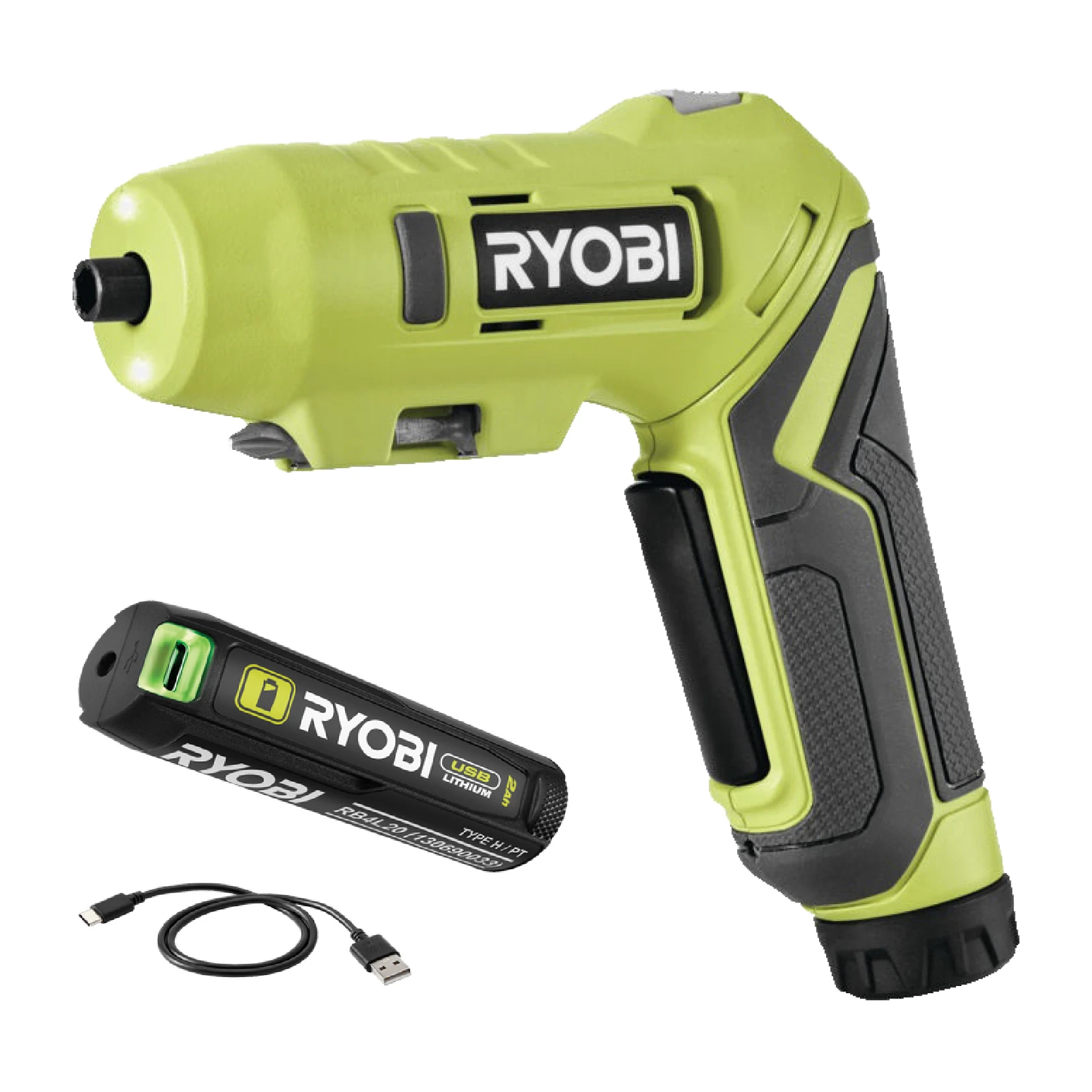 USB Twist Grip Screwdriver 2Ah Kit