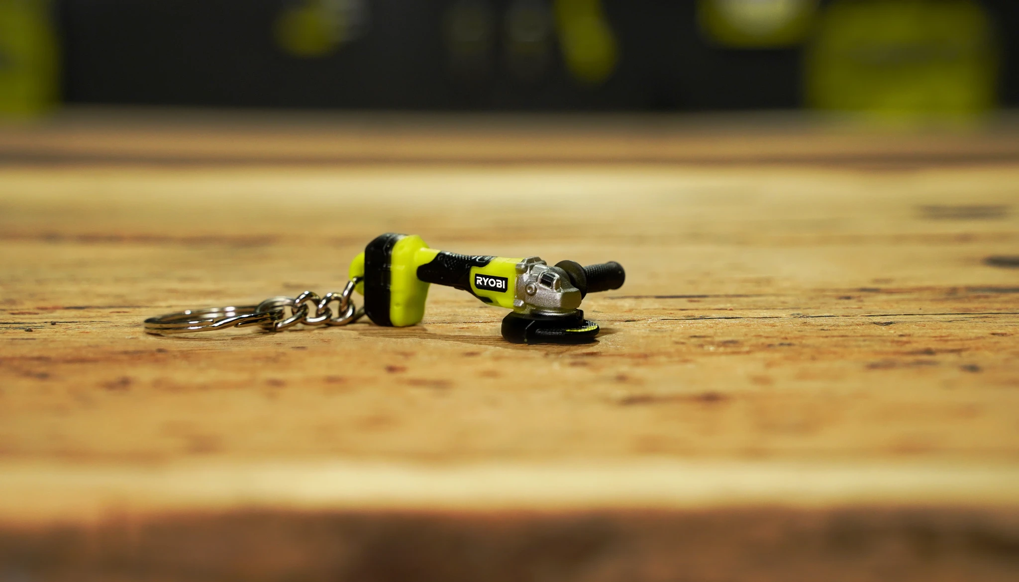 RYOBI Mini’s Angle Grinder Keyring 6 RYOBI Mini’s Angle Grinder Keyring