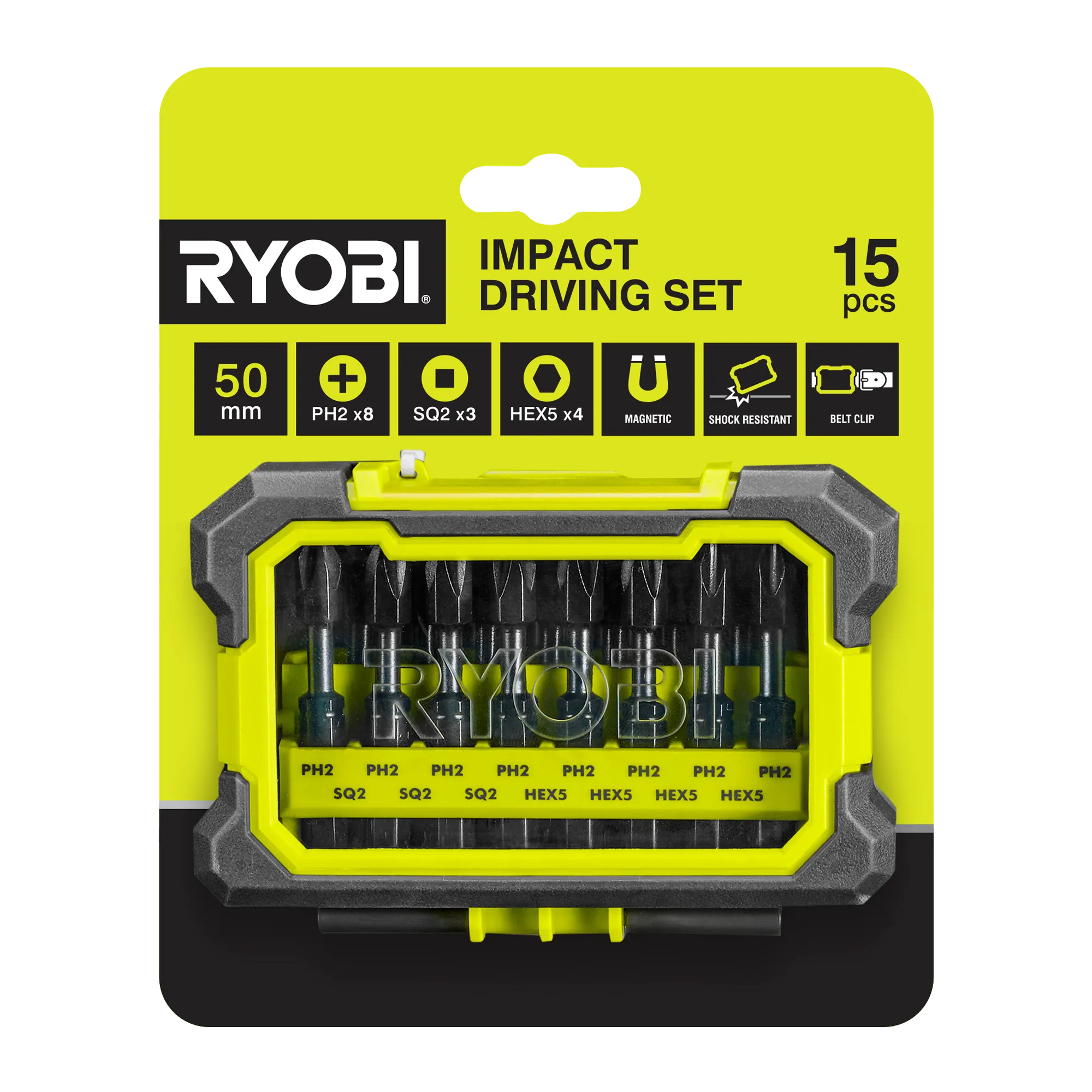 15-Piece Impact Driving Bit Set