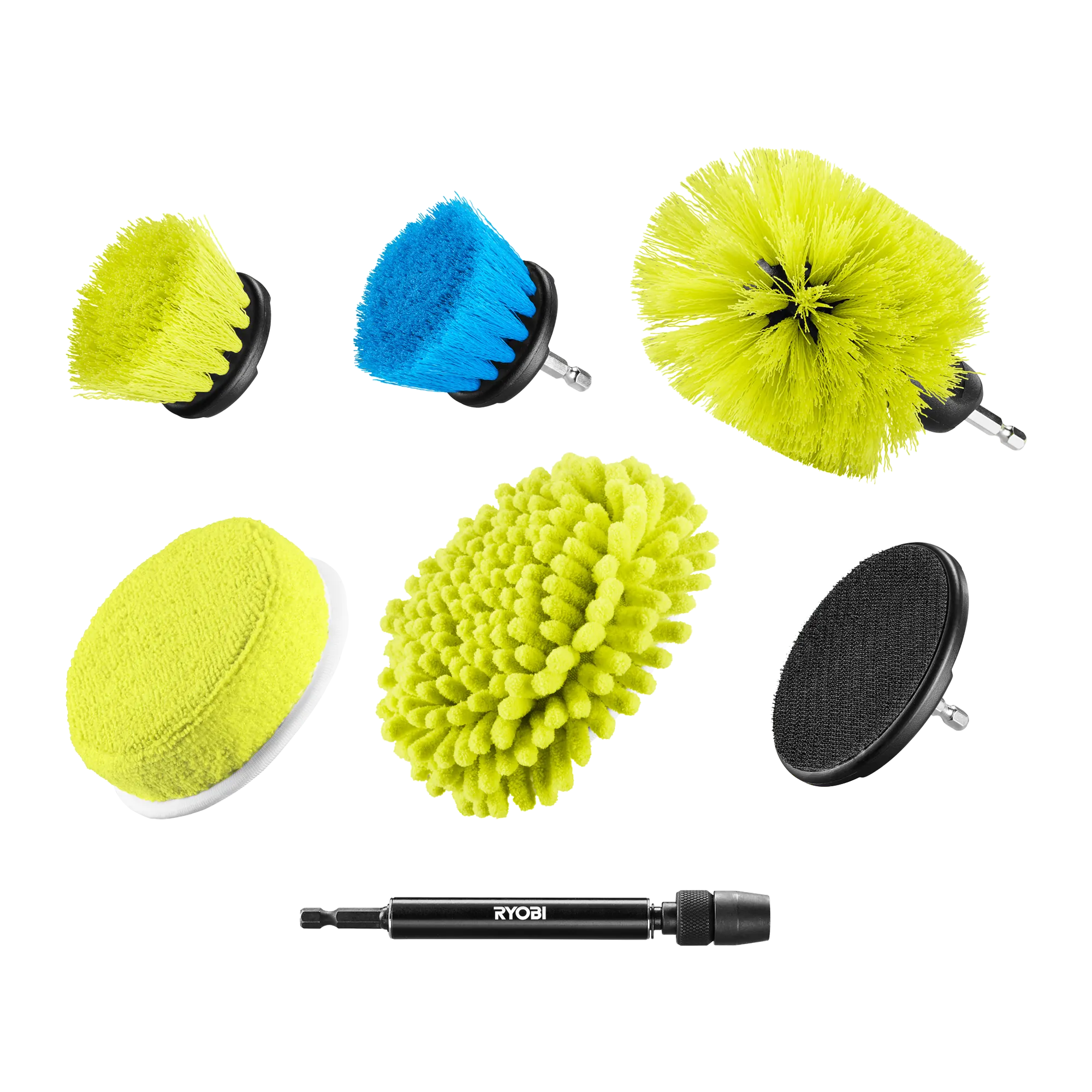 7-Piece Drill Brush Detailing Set