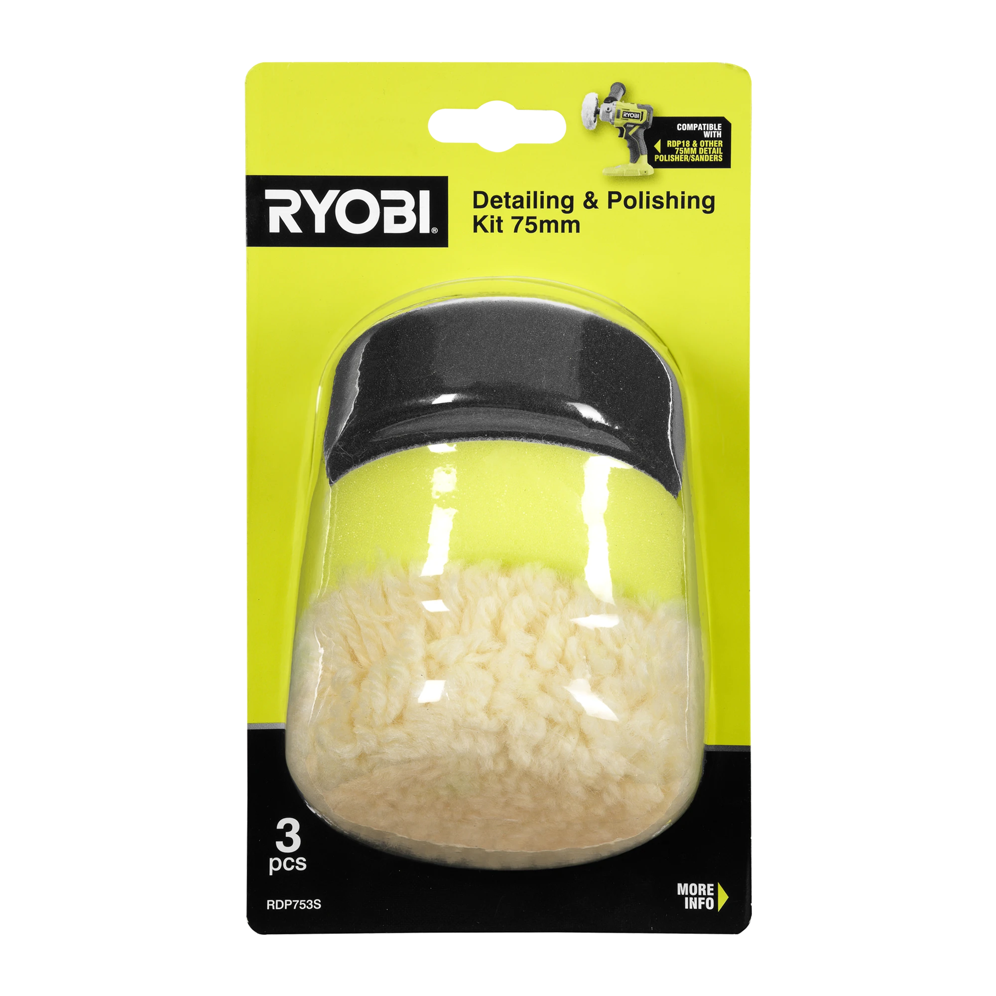 3-Piece 75mm Detailing/Polishing Set