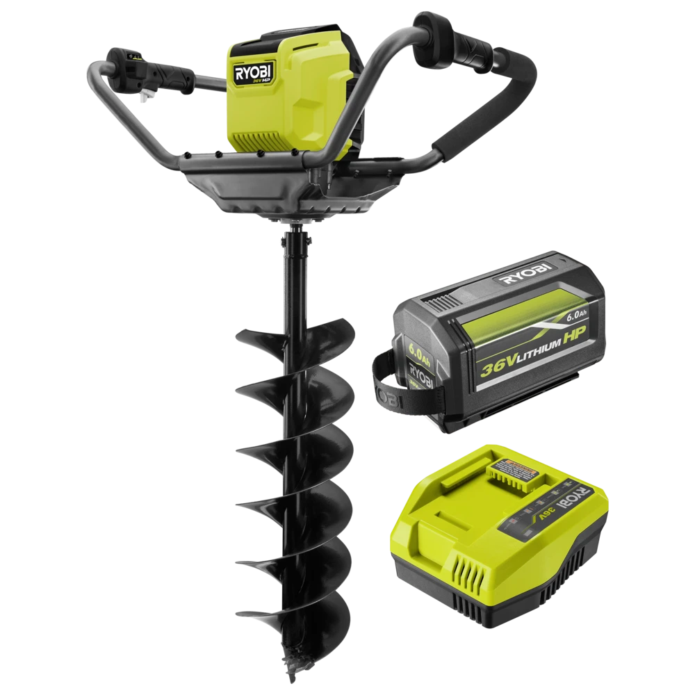 36V HP? Brushless 200mm Post Hole Digger 6Ah Kit