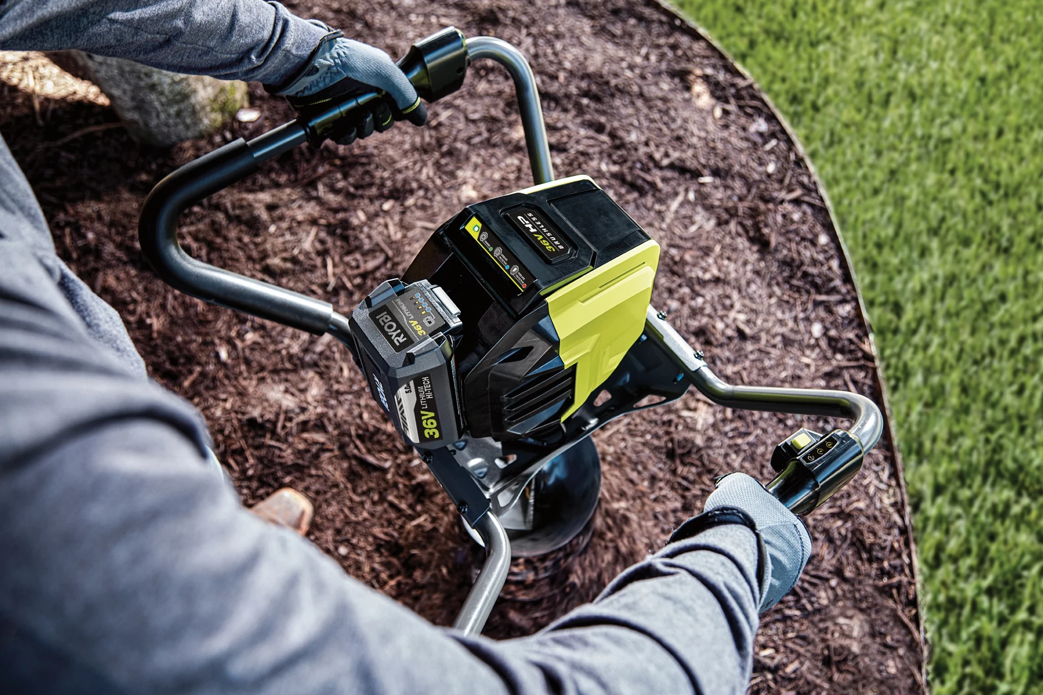 36V HP? Brushless 200mm Post Hole Digger Tool Only 5 36V HP? Brushless 200mm Post Hole Digger 6Ah Kit