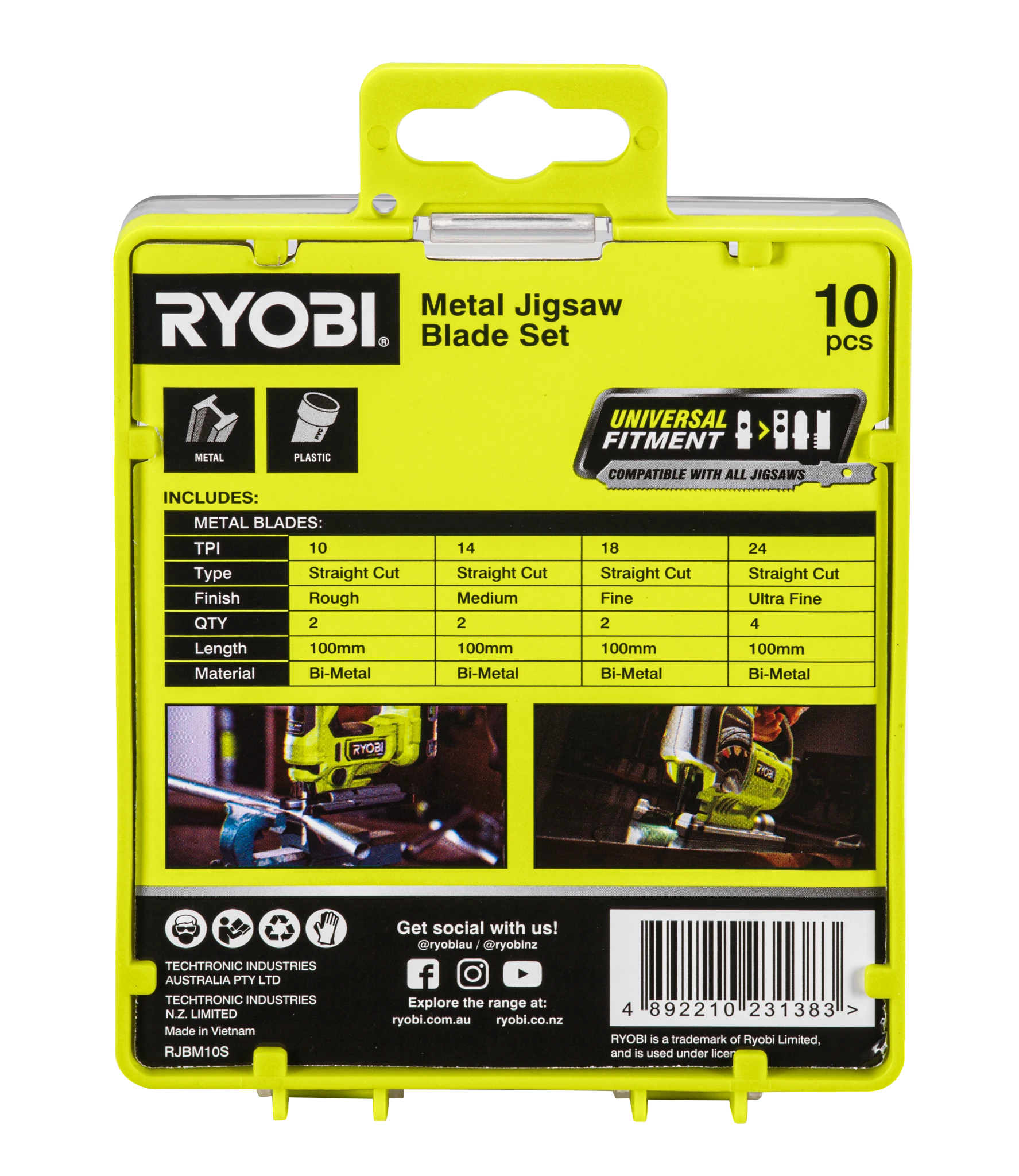 10-Piece Metal Jigsaw Blade Set 3 10-Piece Metal Jigsaw Blade Set