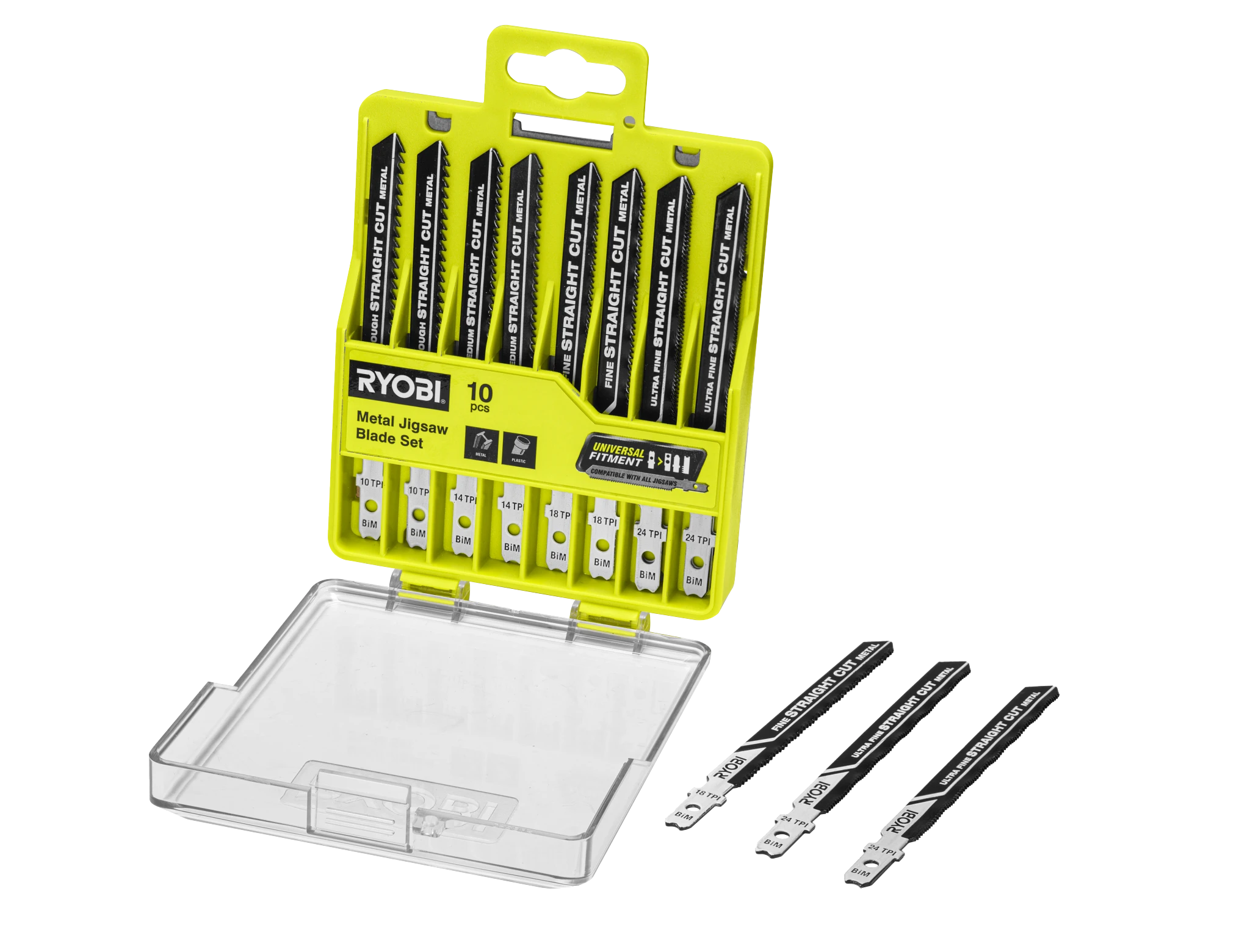 10-Piece Metal Jigsaw Blade Set 4 10-Piece Metal Jigsaw Blade Set