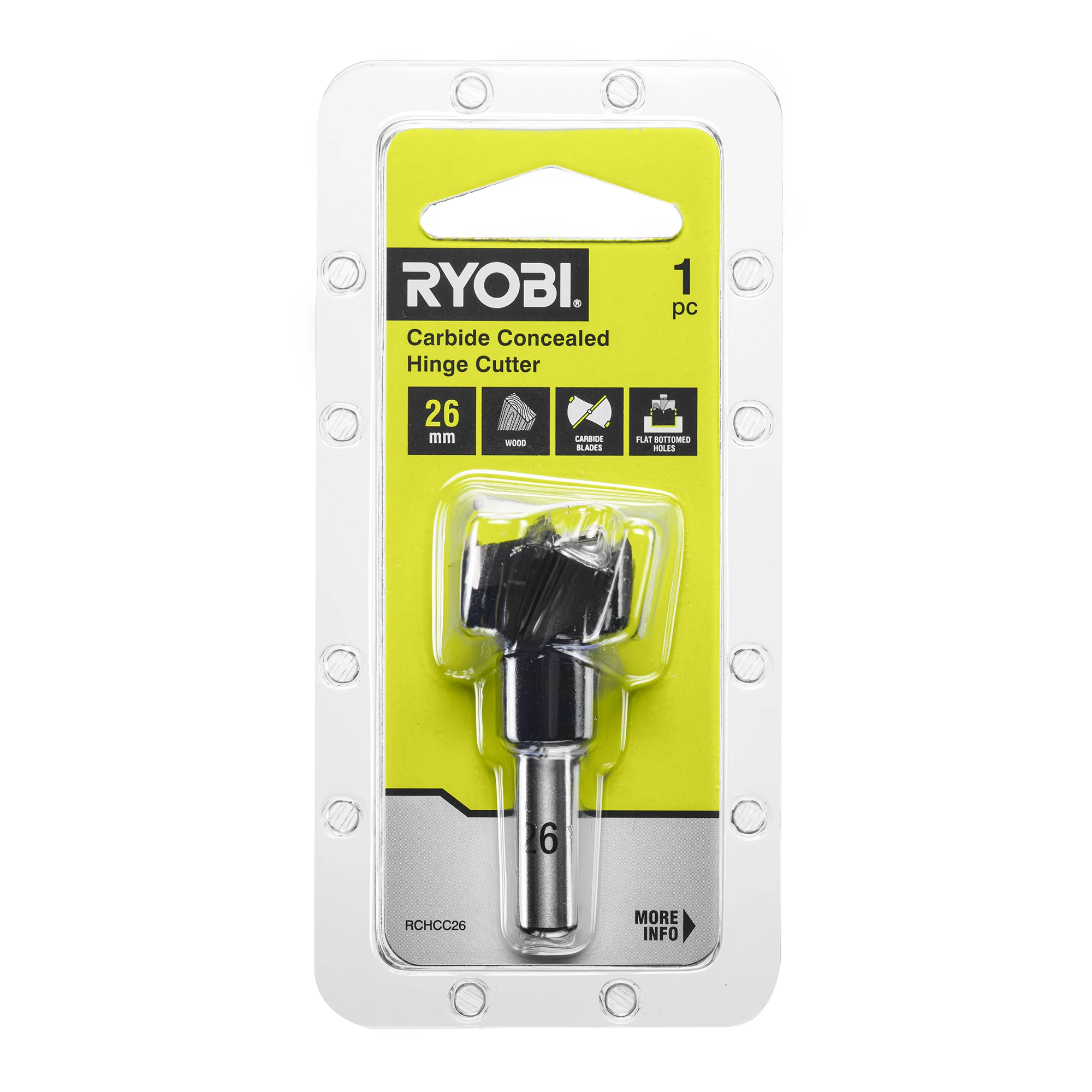 26mm Carbide Concealed Hinge Cutter