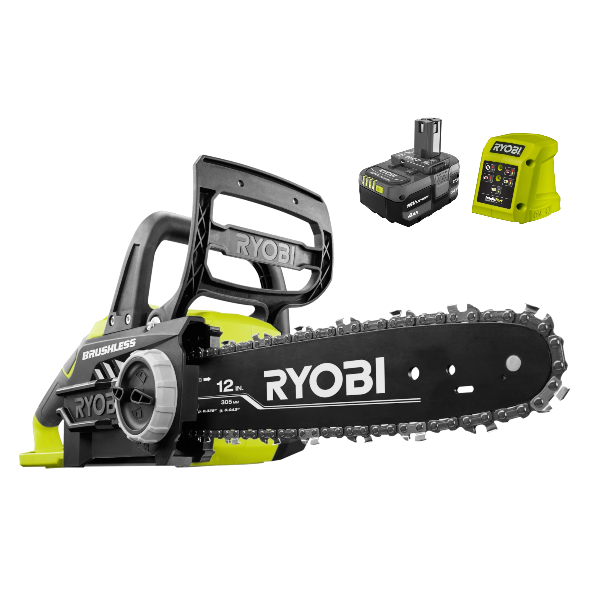 18V ONE+ HP? Brushless 12"(304mm) Chainsaw 4Ah Kit