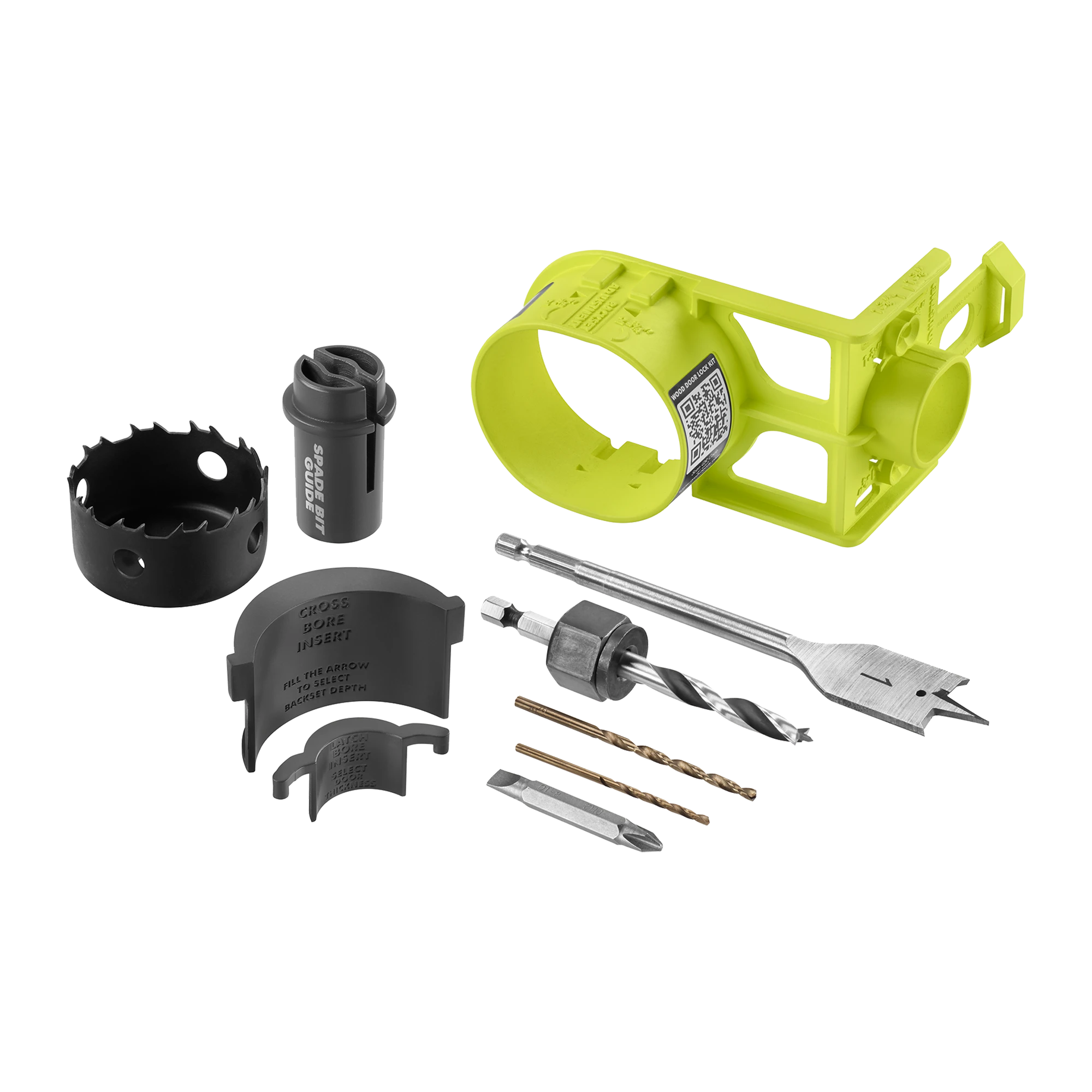 Wood Door Lock Installation Kit
