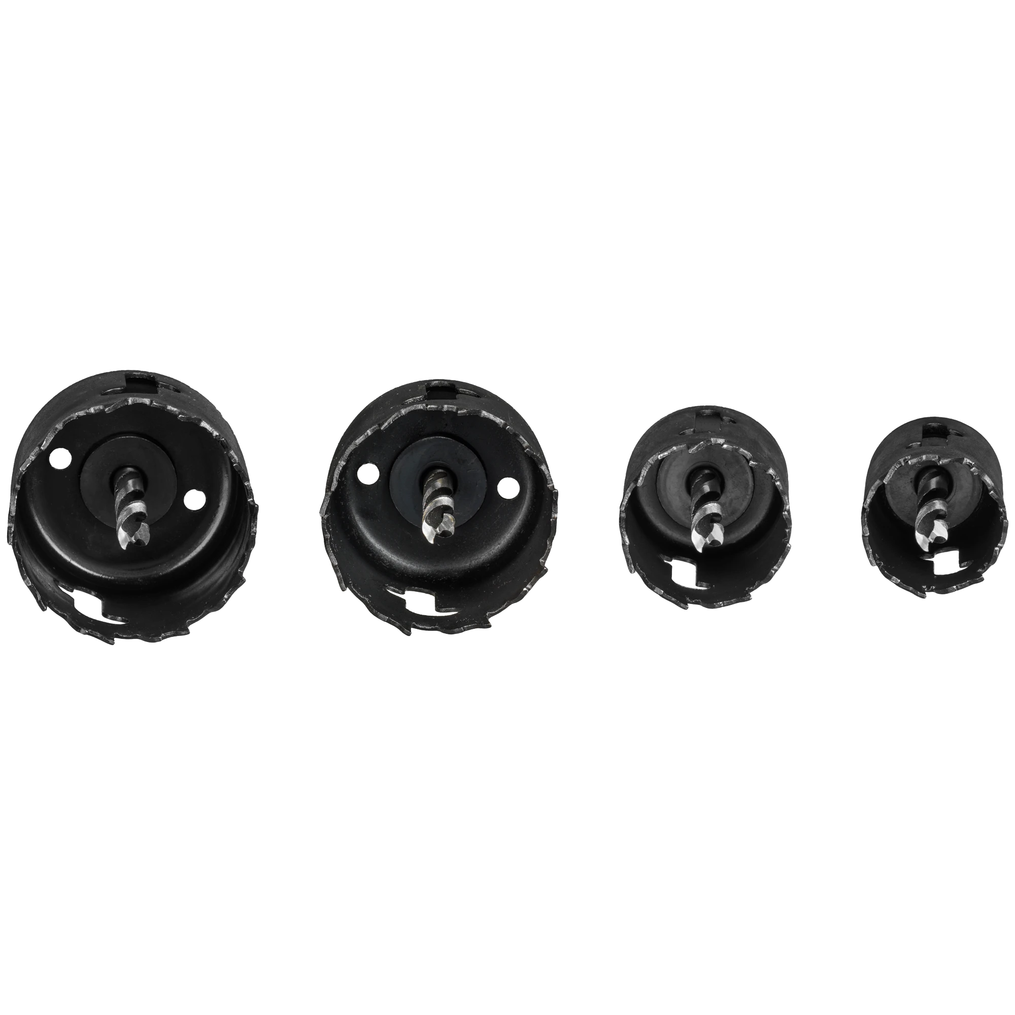 5-Piece Carbon Steel Hole Saw Set 3 5-Piece Carbon Steel Hole Saw Set