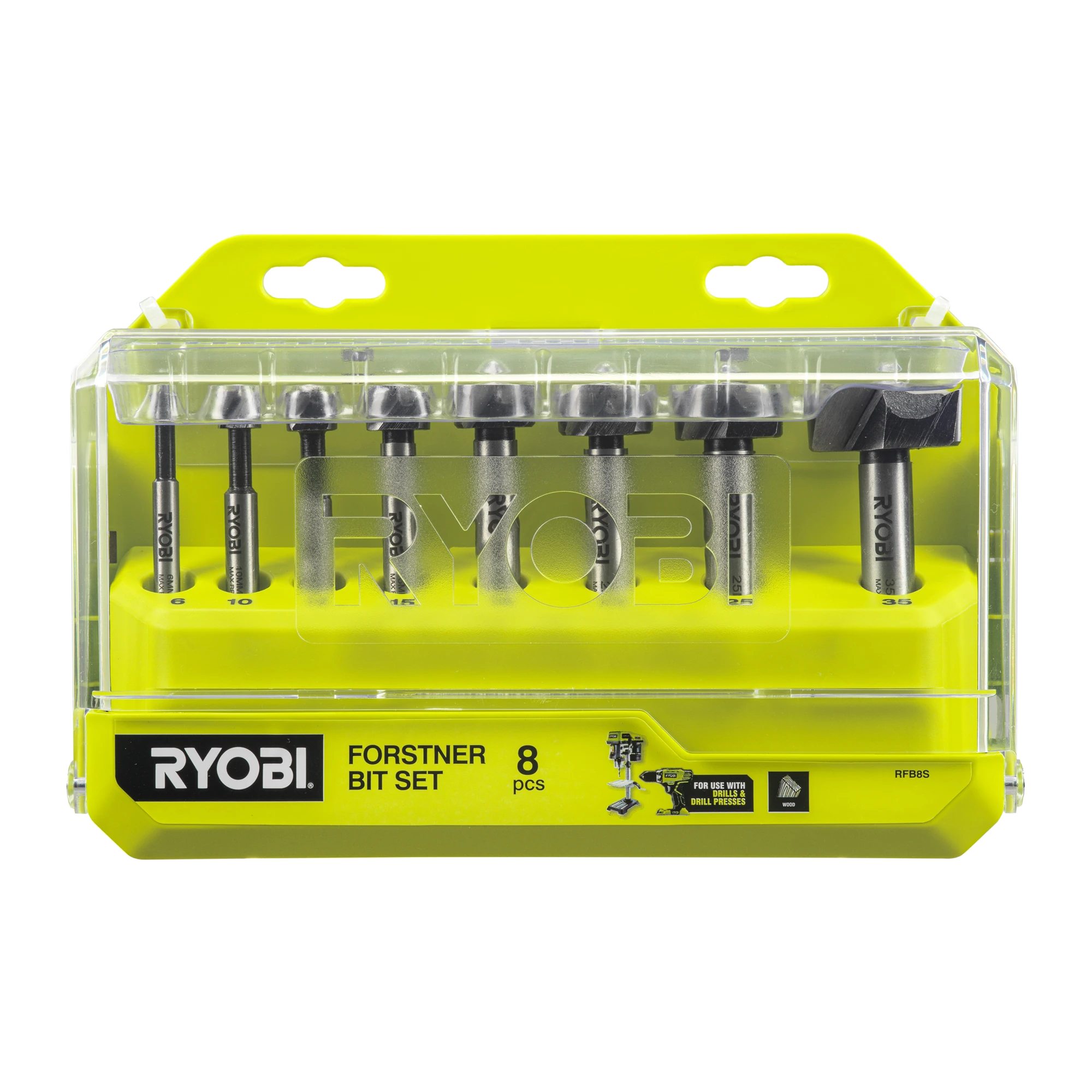 8-Piece Forstner Bit Set