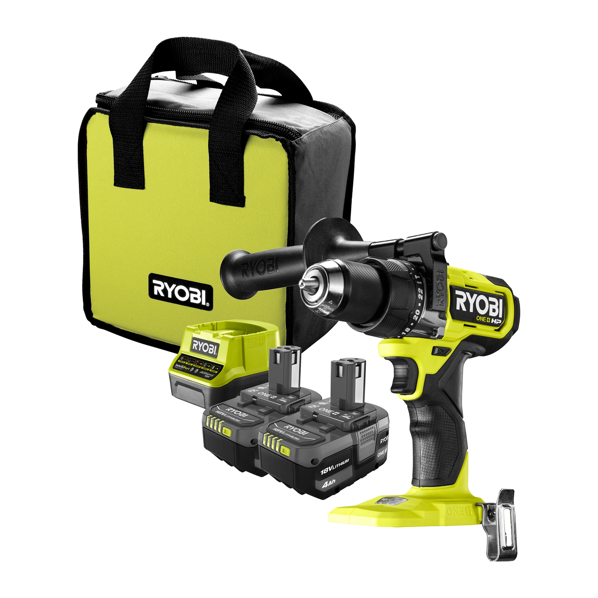 18V ONE+ HP? Brushless Hammer Drill 2 x 4Ah Kit