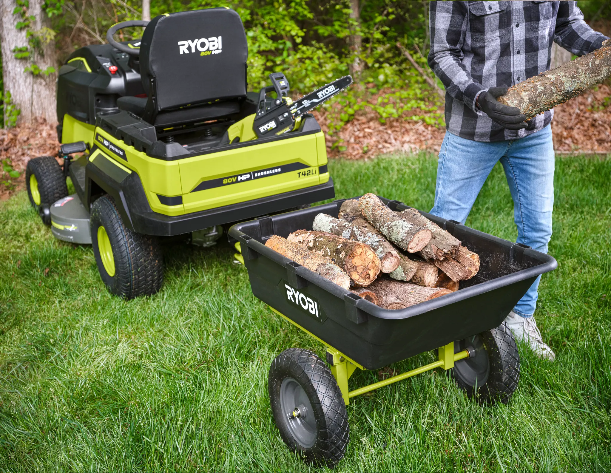 Ryobi Ride On Mower Utility Dump Cart 3 Ryobi Ride On Mower Utility Dump Cart