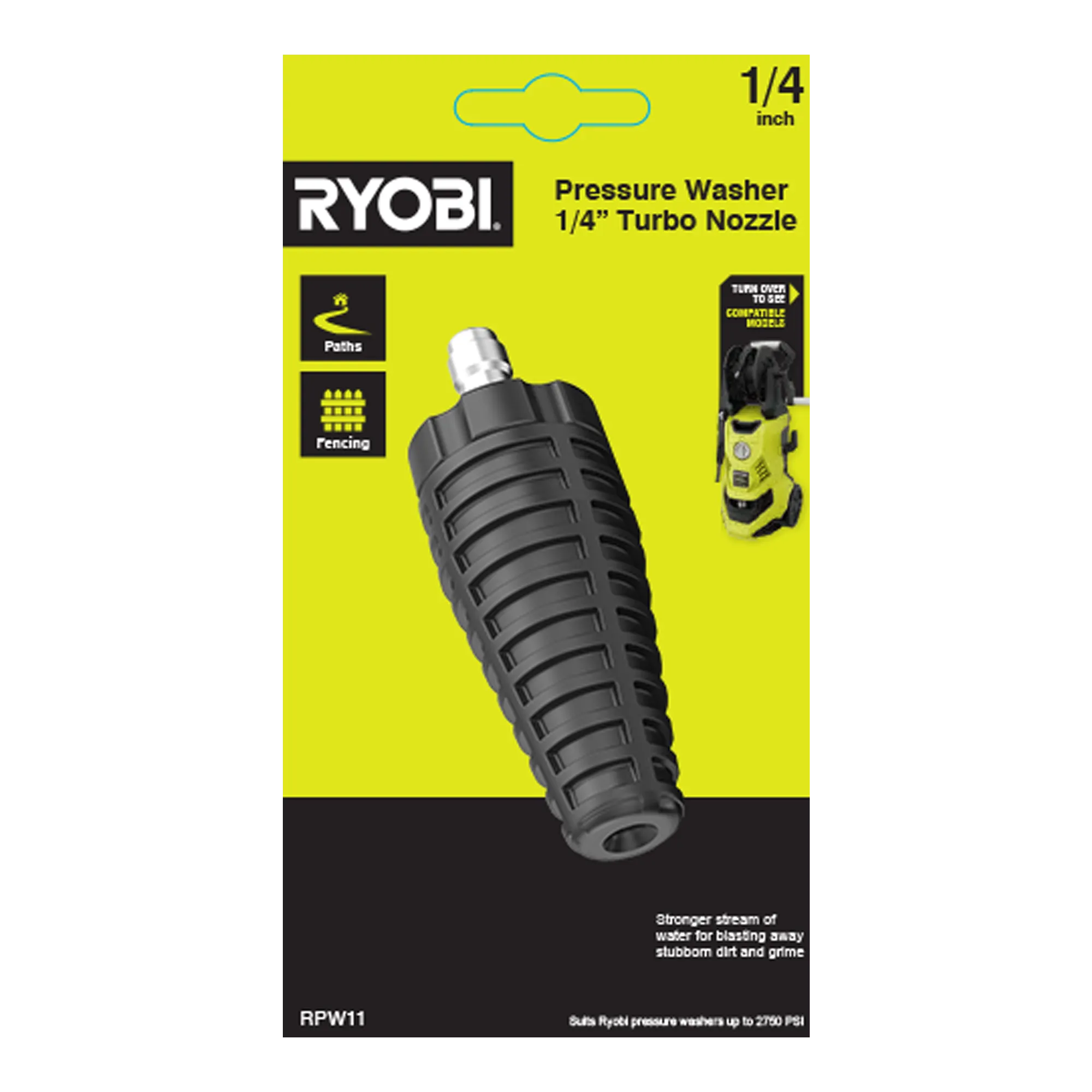 1/4" Turbo Nozzle 6 1/4" Turbo Nozzle